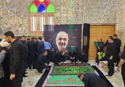 تشییع باشکوه فرمانده/ پیکر شهید‌ سلامی ‌در حرم عبدالعظیم‌ آرام گرفت+فیلم