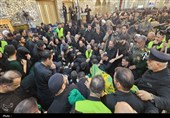 تشییع باشکوه فرمانده/ پیکر شهید‌ سلامی ‌در حرم عبدالعظیم‌ آرام گرفت+فیلم