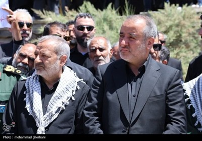 افین در اوج/مراسم تشییع نمادین سردار سرلشکر شهید حاج محمد کاظمی در روستای افین