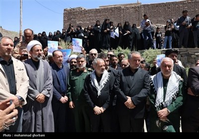 افین در اوج/مراسم تشییع نمادین سردار سرلشکر شهید حاج محمد کاظمی در روستای افین