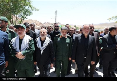 افین در اوج/مراسم تشییع نمادین سردار سرلشکر شهید حاج محمد کاظمی در روستای افین