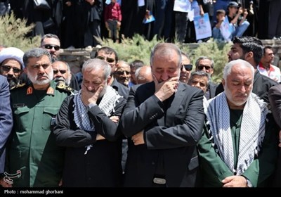 افین در اوج/مراسم تشییع نمادین سردار سرلشکر شهید حاج محمد کاظمی در روستای افین