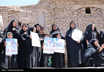 افین در اوج/مراسم تشییع نمادین سردار سرلشکر شهید حاج محمد کاظمی در روستای افین