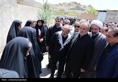 افین در اوج/مراسم تشییع نمادین سردار سرلشکر شهید حاج محمد کاظمی در روستای افین