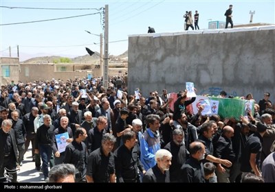 افین در اوج/مراسم تشییع نمادین سردار سرلشکر شهید حاج محمد کاظمی در روستای افین