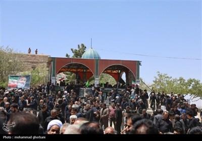 افین در اوج/مراسم تشییع نمادین سردار سرلشکر شهید حاج محمد کاظمی در روستای افین