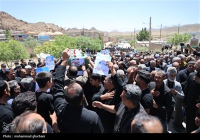افین در اوج/مراسم تشییع نمادین سردار سرلشکر شهید حاج محمد کاظمی در روستای افین
