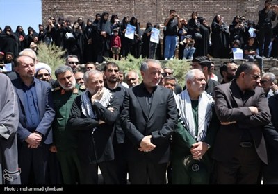 افین در اوج/مراسم تشییع نمادین سردار سرلشکر شهید حاج محمد کاظمی در روستای افین