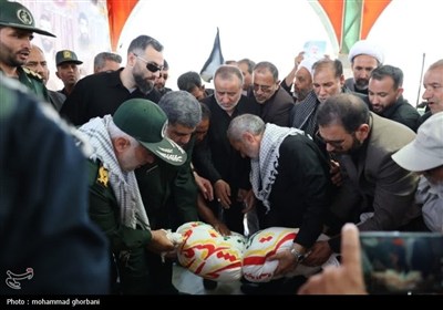 افین در اوج/مراسم تشییع نمادین سردار سرلشکر شهید حاج محمد کاظمی در روستای افین