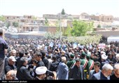 افین در اوج/مراسم تشییع نمادین سردار سرلشکر شهید حاج محمد کاظمی در روستای افین