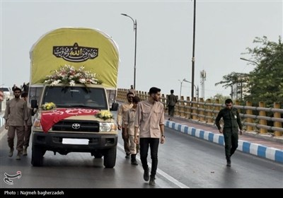 تشییع پیکر مطهر شهید آذربادگان