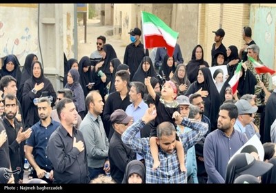 تشییع پیکر مطهر شهید آذربادگان