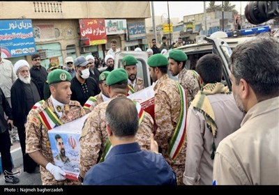 تشییع پیکر مطهر شهید آذربادگان