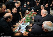 مراسم وداع با شهید محمد حسن محققی در هیئت محبان الفاطمه (س)