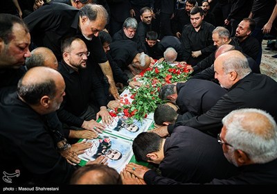 مراسم وداع با شهید محمد حسن محققی در هیئت محبان الفاطمه (س)