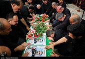 مراسم وداع با شهید محمد حسن محققی در هیئت محبان الفاطمه (س)