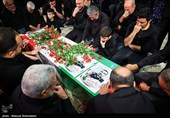 مراسم وداع با شهید محمد حسن محققی در هیئت محبان الفاطمه (س)