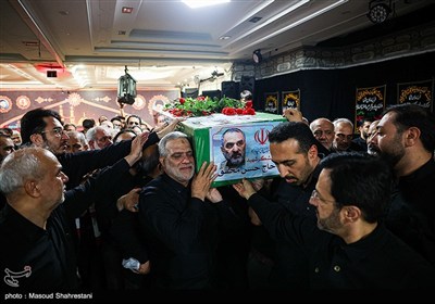 مراسم وداع با شهید محمد حسن محققی در هیئت محبان الفاطمه (س)