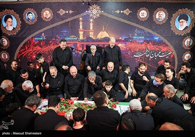 مراسم وداع با شهید محمد حسن محققی در هیئت محبان الفاطمه (س)