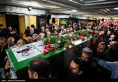 مراسم وداع با شهید محمد حسن محققی در هیئت محبان الفاطمه (س)