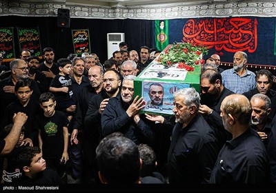 مراسم وداع با شهید محمد حسن محققی در هیئت محبان الفاطمه (س)