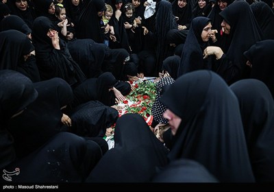 مراسم وداع با شهید محمد حسن محققی در هیئت محبان الفاطمه (س)