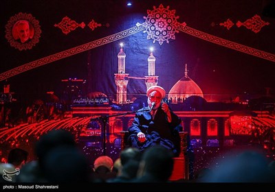 مراسم وداع با شهید محمد حسن محققی در هیئت محبان الفاطمه (س)