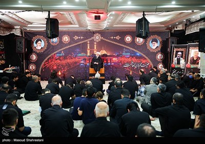 مراسم وداع با شهید محمد حسن محققی در هیئت محبان الفاطمه (س)