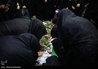 مراسم وداع با شهید محمد حسن محققی در هیئت محبان الفاطمه (س)