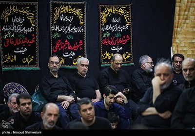 مراسم وداع با شهید محمد حسن محققی در هیئت محبان الفاطمه (س)