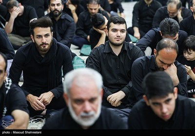 مراسم وداع با شهید محمد حسن محققی در هیئت محبان الفاطمه (س)