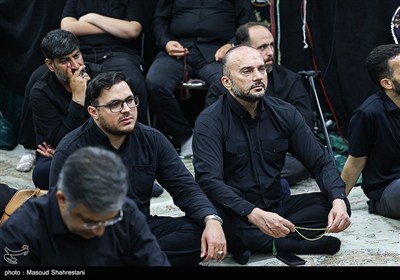 مراسم وداع با شهید محمد حسن محققی در هیئت محبان الفاطمه (س)
