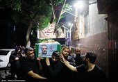 مراسم وداع با شهید محمد حسن محققی در هیئت محبان الفاطمه (س)