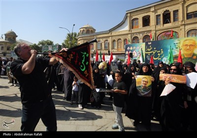 تشییع پیکر سپهید شهید علی شادمانی در همدان