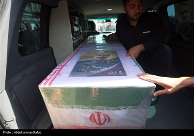 تشییع پیکر سپهید شهید علی شادمانی در همدان
