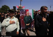 تشییع پیکر سپهید شهید علی شادمانی در همدان