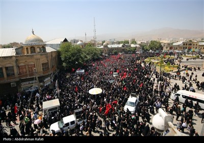 تشییع پیکر سپهید شهید علی شادمانی در همدان