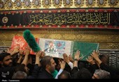 تشییع و تدفین پیکر شهید قناعت‌کار در حرم حضرت معصومه(س)