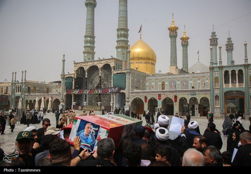 تشییع باشکوه شهید قناعت‌کار در قم؛ قاضی‌ای که تا آخر ایستاد+ تصاویر