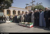 تشییع پیکر شهید مدافع وطن نیما ایزدی آرا در کرمانشاه
