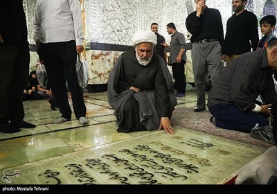 تشییع و خاکسپاری پیکر شهید &#171;حسین سلامی&#187; در حرم عبدالعظیم (ع)