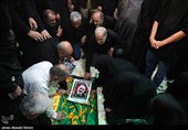 تشییع و خاکسپاری پیکر شهید «حسین سلامی» در حرم عبدالعظیم (ع)