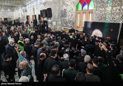 تشییع و خاکسپاری پیکر شهید &#171;حسین سلامی&#187; در حرم عبدالعظیم (ع)