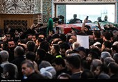 تشییع و خاکسپاری پیکر شهید «حسین سلامی» در حرم عبدالعظیم (ع)