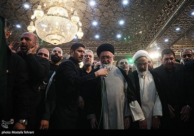 تشییع و خاکسپاری پیکر شهید &#171;حسین سلامی&#187; در حرم عبدالعظیم (ع)