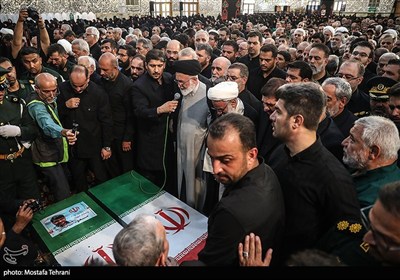 تشییع و خاکسپاری پیکر شهید &#171;حسین سلامی&#187; در حرم عبدالعظیم (ع)