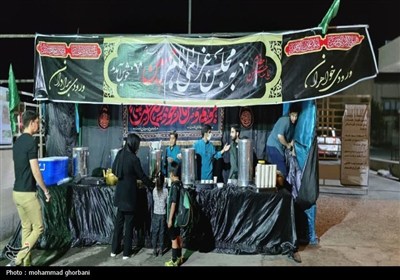 موکب عاشقی از شب اول محرم در دانشگاه علوم پزشکی بیرجند