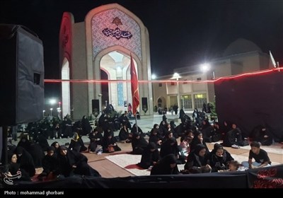 موکب عاشقی از شب اول محرم در دانشگاه علوم پزشکی بیرجند