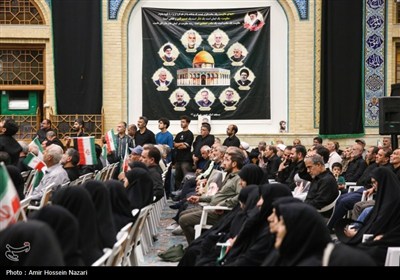 مراسم گرامیداشت شهدای حملات تروریستی رژیم صهیونیستی-قزوین