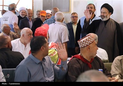 دیدار صمیمی سرپرست حجاج ایرانی با زائران کشورمان